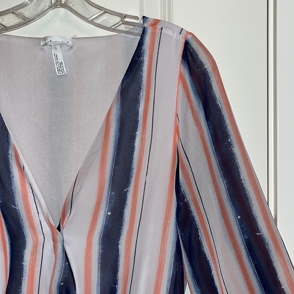 LEITH Red White and Blue Striped Romper Women’s size Small - Picture 4 of 8